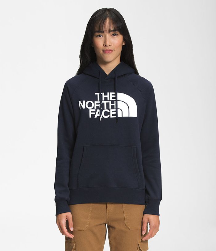 The North Face Hoodie Dames Half Dome Pullover JUWA92368 - Donkerblauw